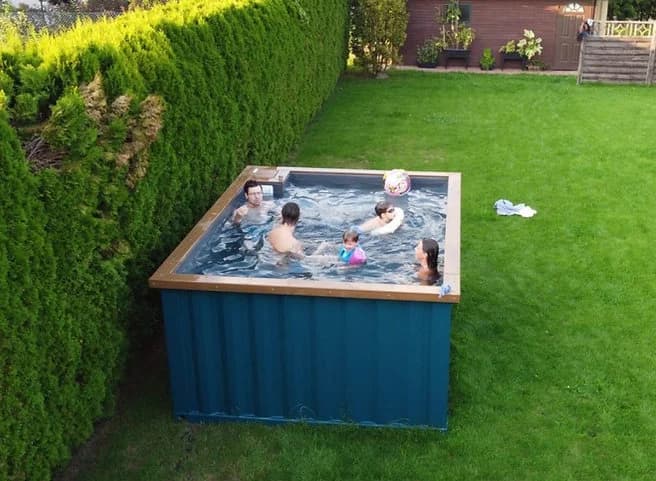 Piscina Spa Contenedor 3x2,5 m con Jacuzzi